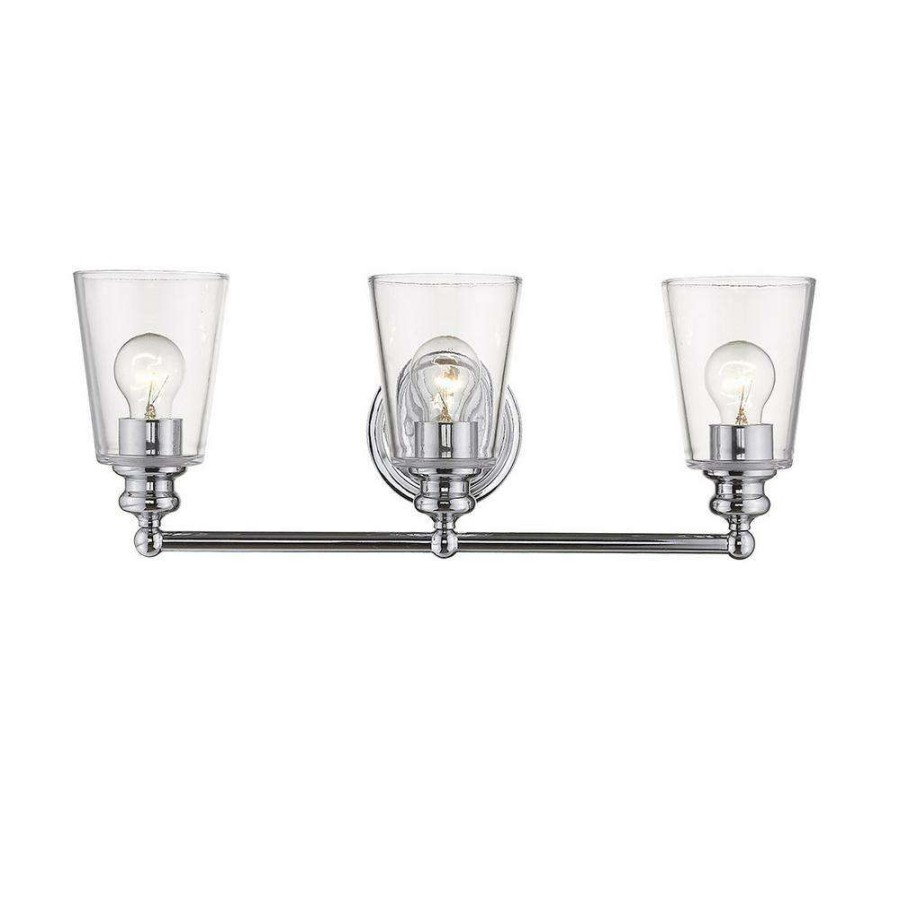 Vanity Lighting * | Ceil 3-Light Chrome Vanity By Acclaim Lighting