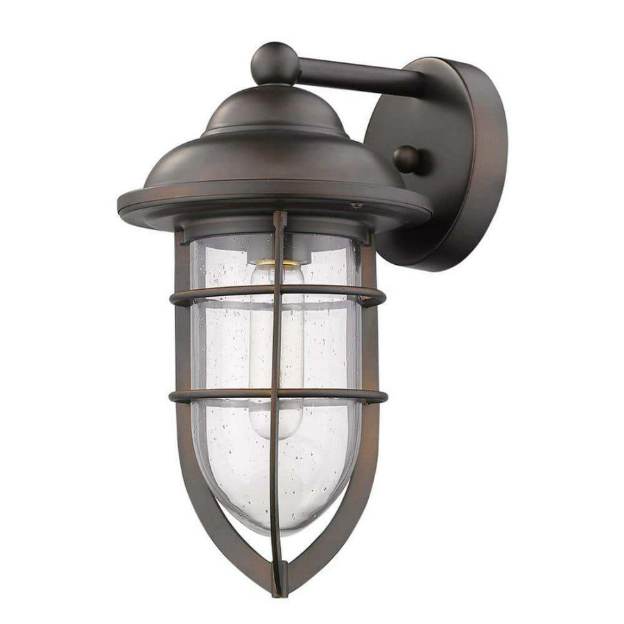 Outdoor Lighting * | Dylan 1-Light Oil-Rubbed Bronze Outdoor Wall Light By Acclaim Lighting