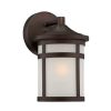 Outdoor Lighting * | Austin 1-Light Architectural Bronze Outdoor Wall Lantern Sconce By Acclaim Lighting