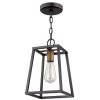 Chandeliers * | Tiberton 1-Light Oil-Rubbed Bronze Pendant With Antique Brass Socket By Acclaim Lighting