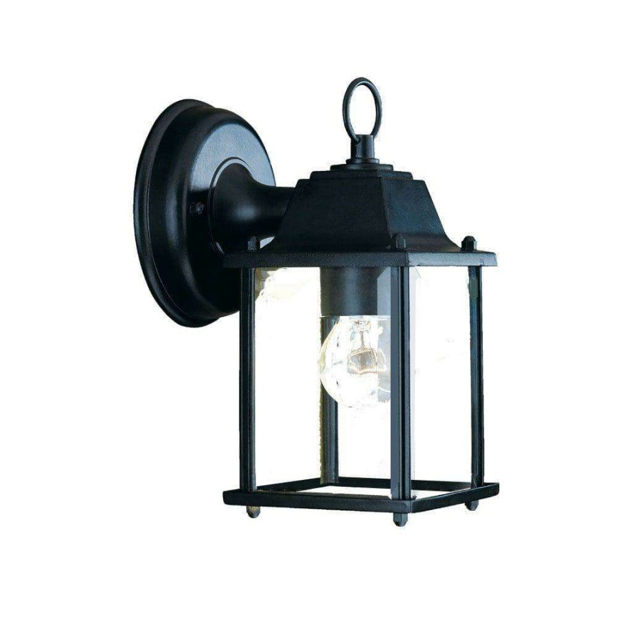 Outdoor Lighting * | Builder'S Choice Collection 1-Light Matte Black Outdoor Wall Lantern Sconce By Acclaim Lighting