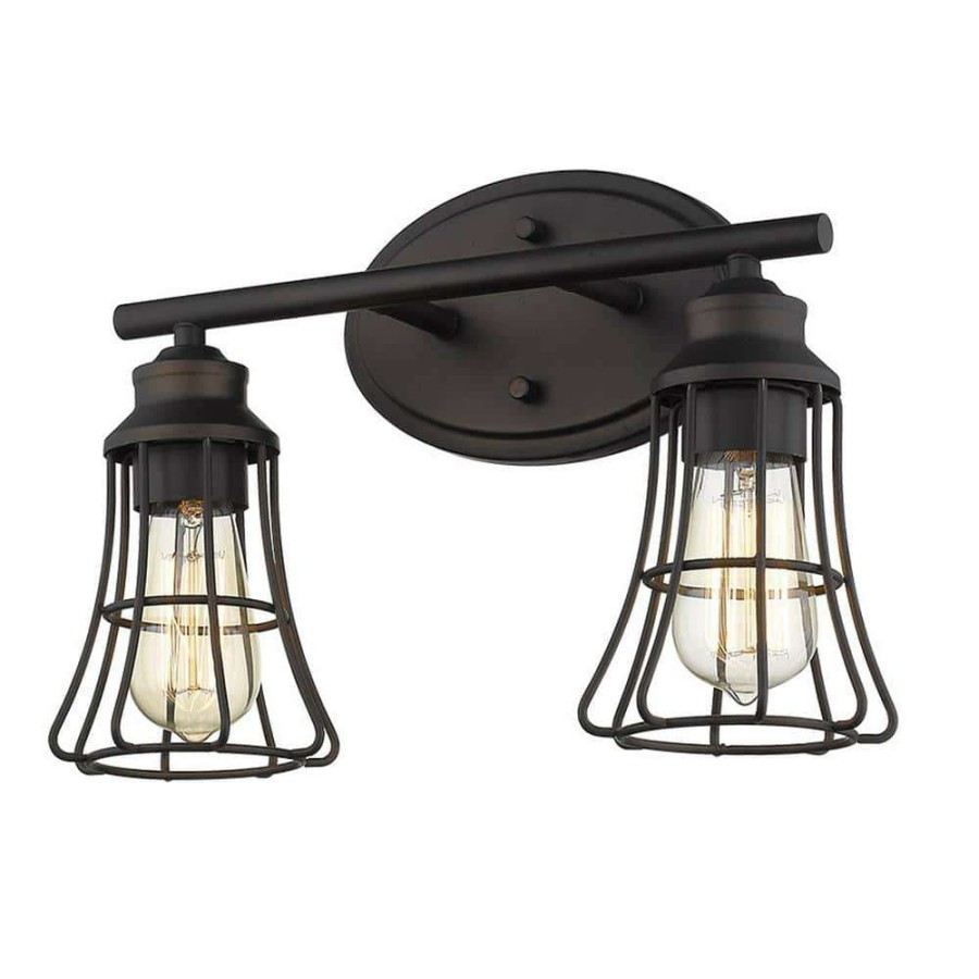 Vanity Lighting * | Piers 15-3/4 In. 2-Light Oil-Rubbed Bronze Vanity Light By Acclaim Lighting