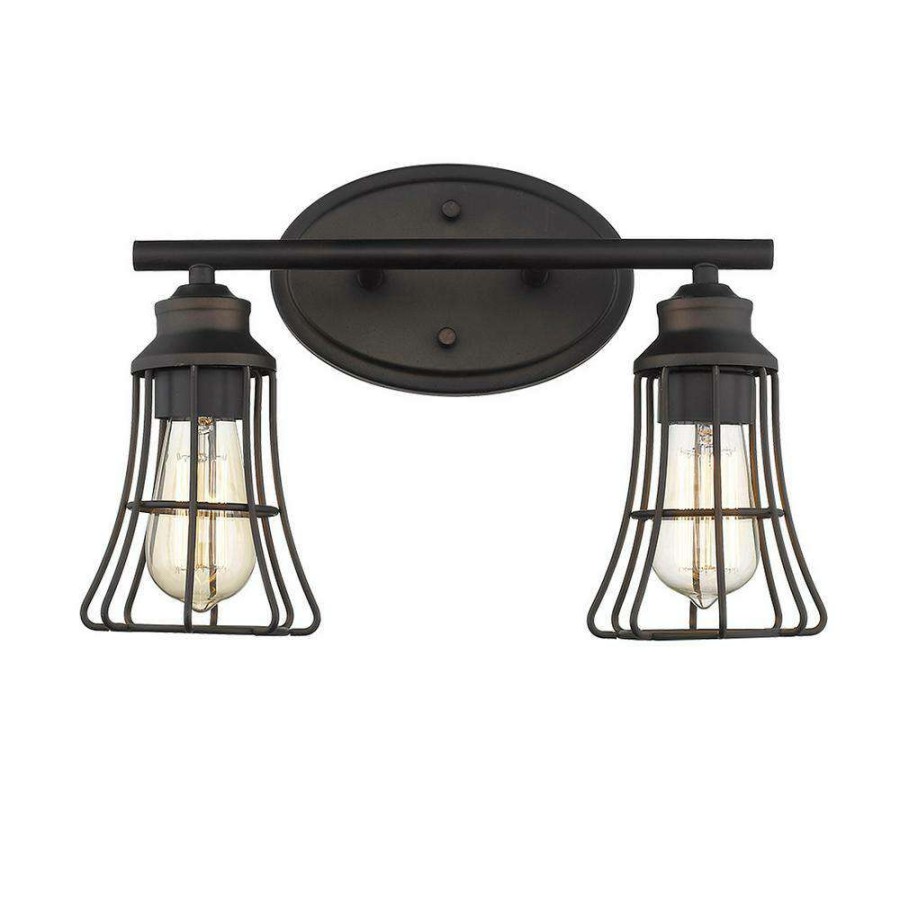 Vanity Lighting * | Piers 15-3/4 In. 2-Light Oil-Rubbed Bronze Vanity Light By Acclaim Lighting