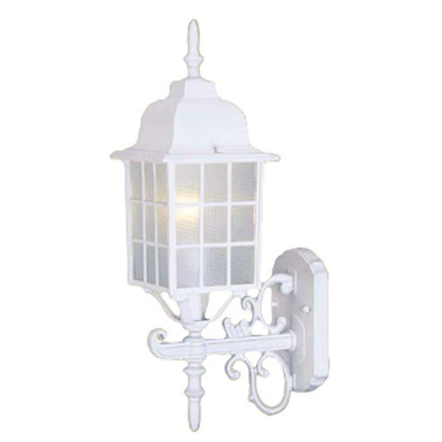 Outdoor Lighting * | Nautica Collection 1-Light Textured White Outdoor Wall Lantern Sconce By Acclaim Lighting