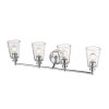 Vanity Lighting * | Ceil 4-Light Chrome Vanity By Acclaim Lighting