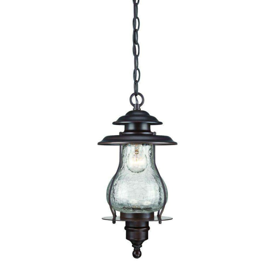 Outdoor Lighting * | Blue Ridge Collection 1-Light Architectural Bronze Outdoor Hanging Lantern By Acclaim Lighting