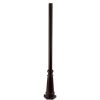 Outdoor Lighting * | Surface Mounted Posts 6 Ft. Architectural Bronze Fluted Outdoor Light Post By Acclaim Lighting