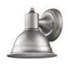 Outdoor Lighting * | Colton 1-Light Matte Nickel Outdoor Wall Lantern Sconce By Acclaim Lighting