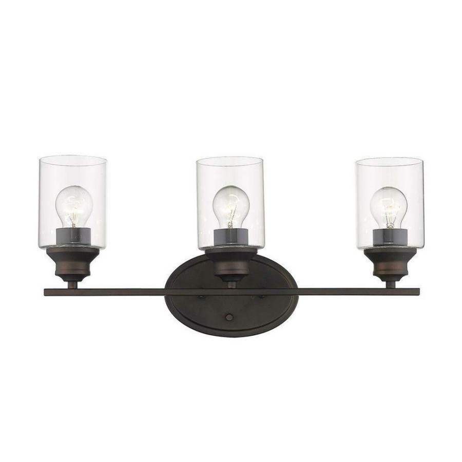 Vanity Lighting * | Gemma 3-Light Oil-Rubbed Bronze Vanity By Acclaim Lighting