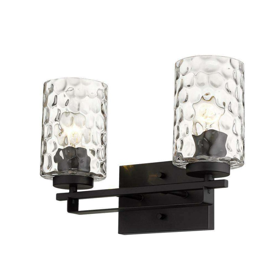 Vanity Lighting * | Livvy 15 In. 2-Light Matte Black Vanity Light By Acclaim Lighting