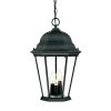 Outdoor Lighting * | Richmond Collection 3-Light Matte Black Outdoor Hanging Lantern By Acclaim Lighting