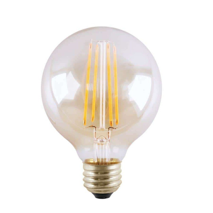 Light Bulbs * | 100-Watt Equivalent 7-Watt G25 Dimmable Edison Led Light Bulb Clear Filament Globe Antique Vintage Warm White (1-Bulb) By Halco Lighting Technologies