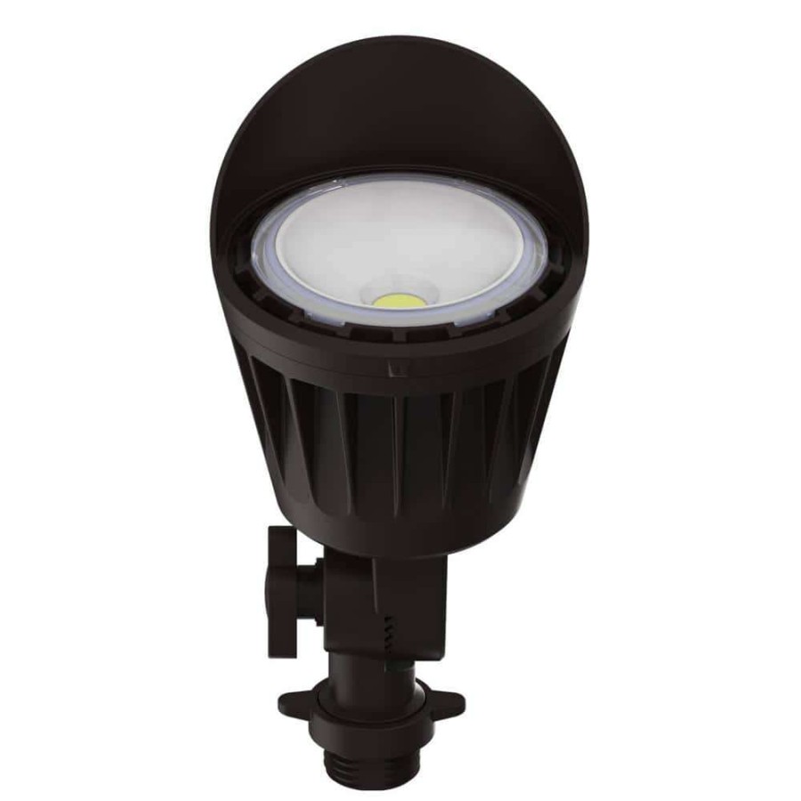 Outdoor Lighting * | 10-Watt Bronze Outdoor Integrated Led Flood Mini Bullet With Toolless Adjustable Head 5000K Daylight By Halco Lighting Technologies