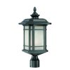 Outdoor Lighting * | Somerset 1-Light Matte Black Outdoor Post-Mount Light Fixture By Acclaim Lighting