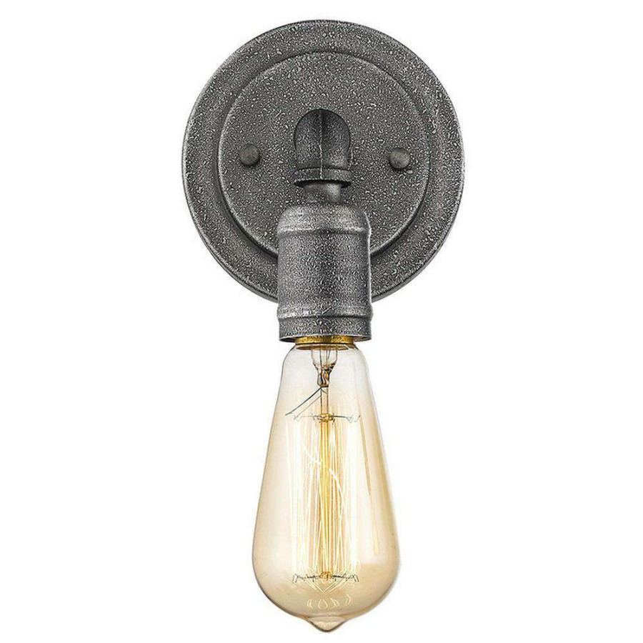 Vanity Lighting * | Grayson 1-Light Antique Gray Sconce By Acclaim Lighting