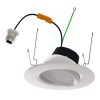 Recessed Lighting * | 6 In. 11-Watt Selectable Cct Integrated Led Gimbal Recessed Light Downlight Trim Wet Location Cec Compliant Dimmable By Halco Lighting Technologies