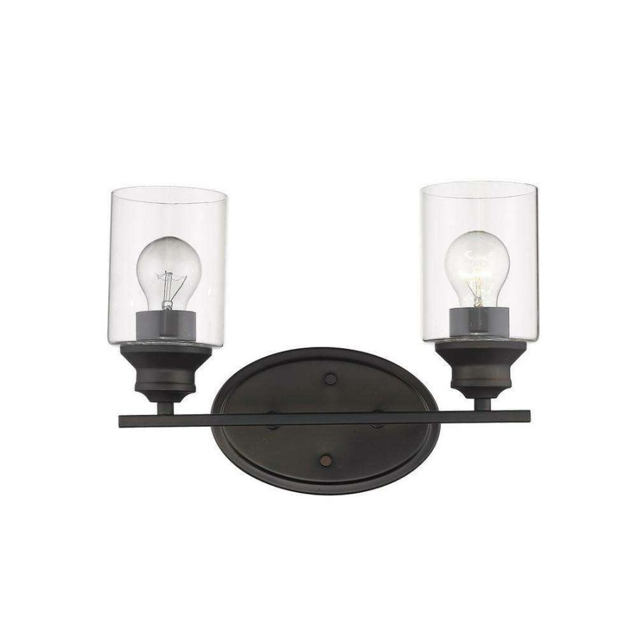 Vanity Lighting * | Gemma 2-Light Oil-Rubbed Bronze Vanity By Acclaim Lighting