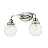 Vanity Lighting * | Portsmith 2-Light Polished Nickel Vanity By Acclaim Lighting