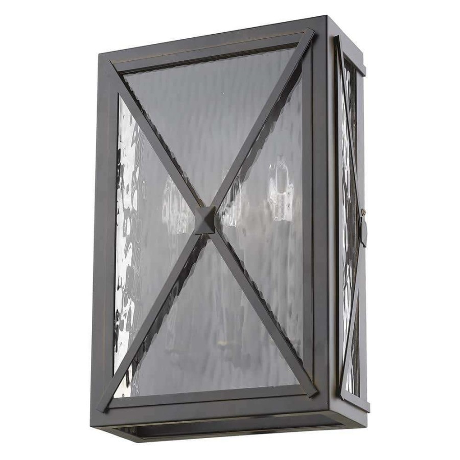 Outdoor Lighting * | Brooklyn 3-Light Oil-Rubbed Bronze Ada Certified Outdoor Wall Light By Acclaim Lighting