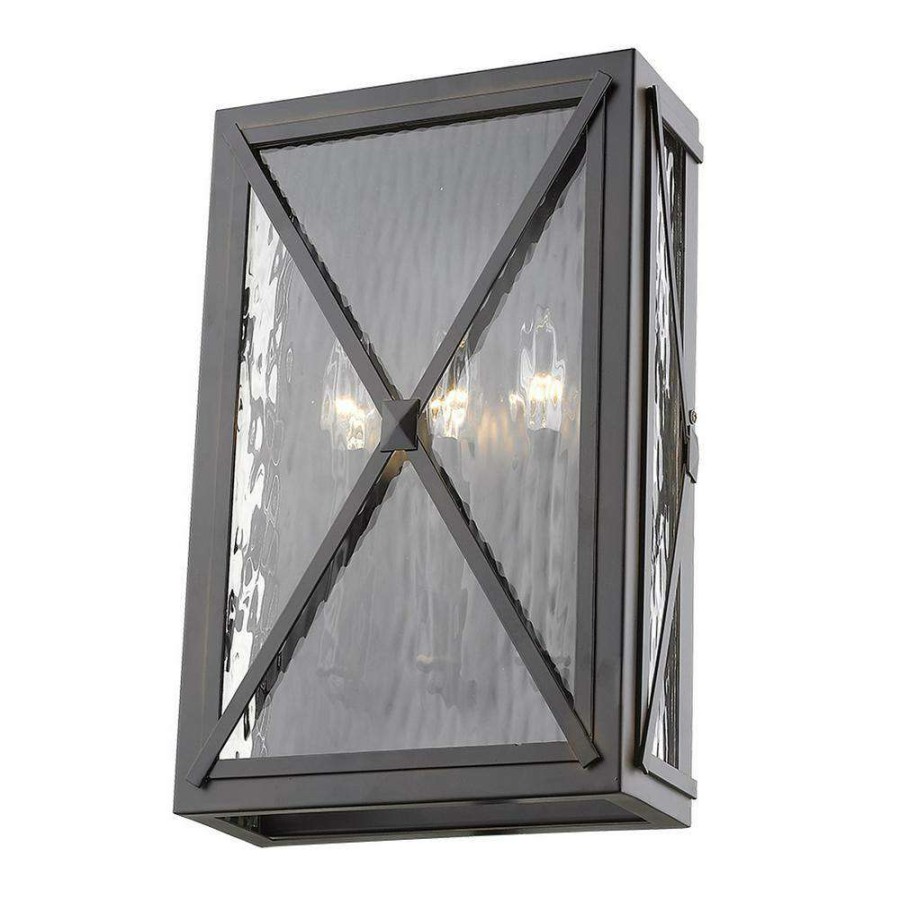 Outdoor Lighting * | Brooklyn 3-Light Oil-Rubbed Bronze Ada Certified Outdoor Wall Light By Acclaim Lighting