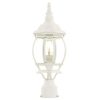 Outdoor Lighting * | Chateau 1-Light Textured White Outdoor Post-Mount Light Fixture By Acclaim Lighting