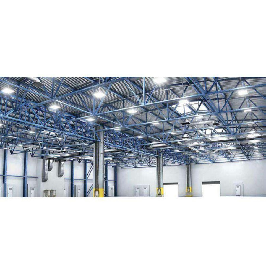 Commercial Lighting * | 2 Ft. 160-Watt To 250-Watt Equivalent White Integrated Led High Bay Light Daylight 5000K With 21600 Lumens 30283 By Halco Lighting Technologies