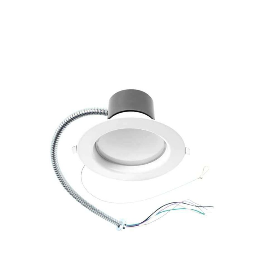 Recessed Lighting * | 4 In. Selectable Lumen Color Temperature Dimmable Integrated Led Recessed Downlight Trim Wet Location Cec 120V To 277V By Halco Lighting Technologies