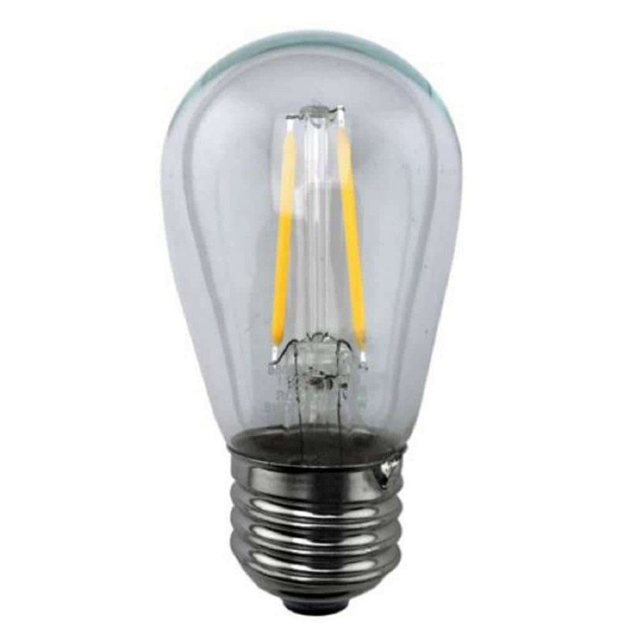 Light Bulbs * | 25-Watt Equivalent 2-Watt S14 Dimmable Led Vintage Style Warm White 2700K Clear Light Bulb 82139 By Halco Lighting Technologies