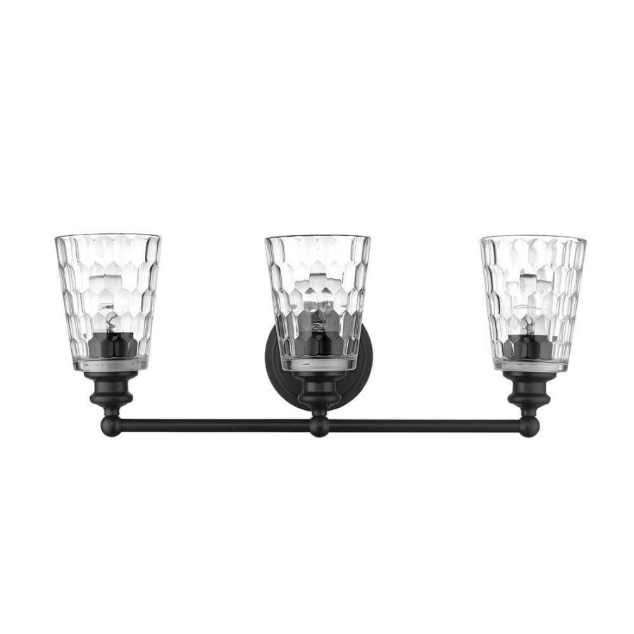 Vanity Lighting * | Mae 22-3/4 In. 3-Light Matte Black Vanity Light By Acclaim Lighting