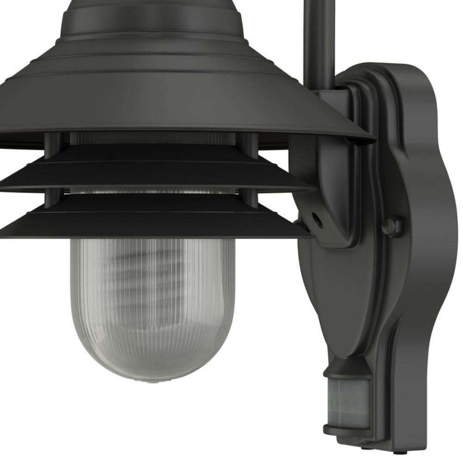 Outdoor Lighting * | Mariner Collection Wall-Mount 1-Light Outdoor Matte Black Wall Lantern Sconce By Acclaim Lighting