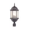 Outdoor Lighting * | Madison 3-Light Matte Black Outdoor Post-Mount Light Fixture By Acclaim Lighting