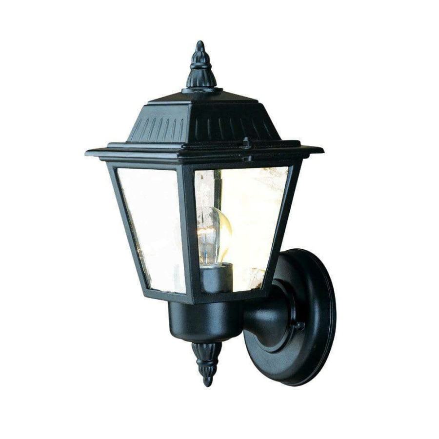 Outdoor Lighting * | Builder'S Choice Collection 1-Light Matte Black Outdoor Wall Lantern Sconce By Acclaim Lighting