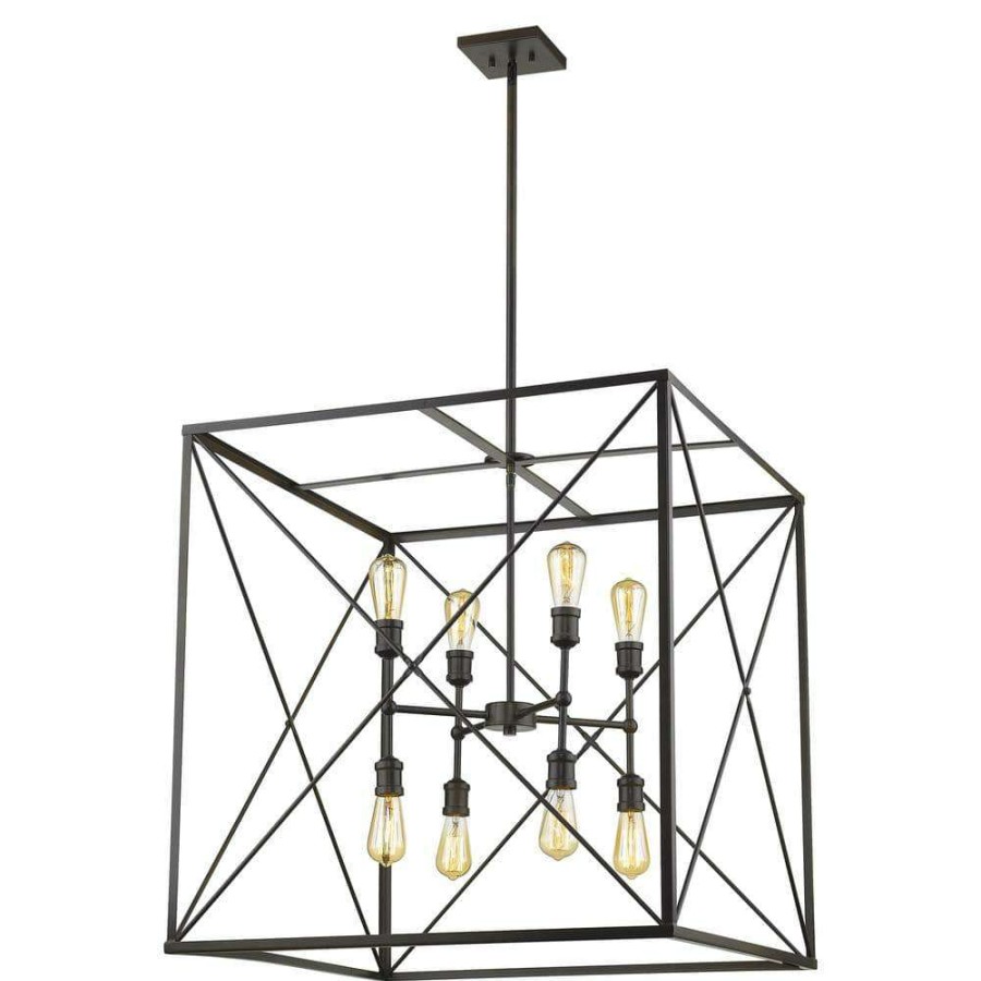 Pendant Lights * | Brooklyn 8-Light Oil-Rubbed Bronze Pendant By Acclaim Lighting