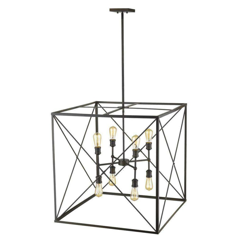 Pendant Lights * | Brooklyn 8-Light Oil-Rubbed Bronze Pendant By Acclaim Lighting