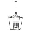 Chandeliers * | Kennedy 6-Light Matte Black Pendant By Acclaim Lighting