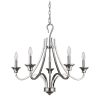 Chandeliers * | Michelle Indoor 5-Light Polished Nickel Chandelier By Acclaim Lighting