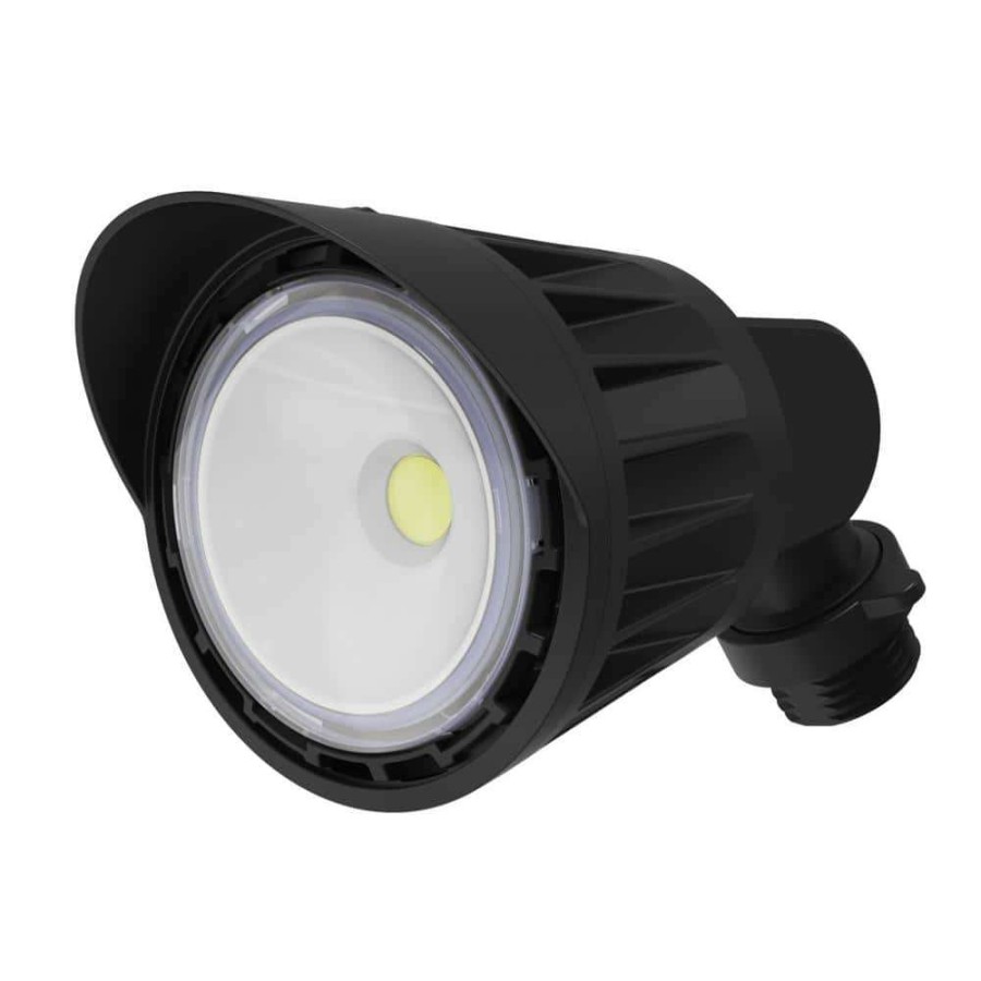 Outdoor Lighting * | 10-Watt Black Outdoor Integrated Led Flood Mini Bullet With Toolless Adjustable Head 3000K Soft White By Halco Lighting Technologies