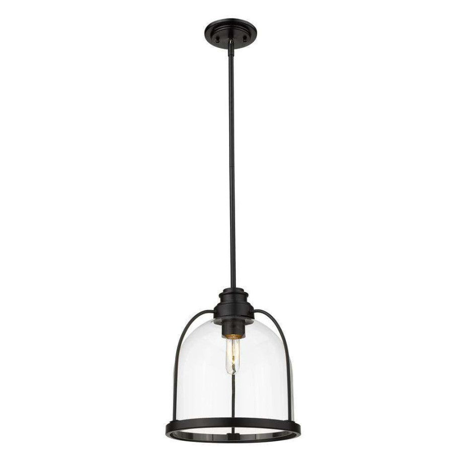 Chandeliers * | Stanton 1-Light Matte Black Pendant By Acclaim Lighting