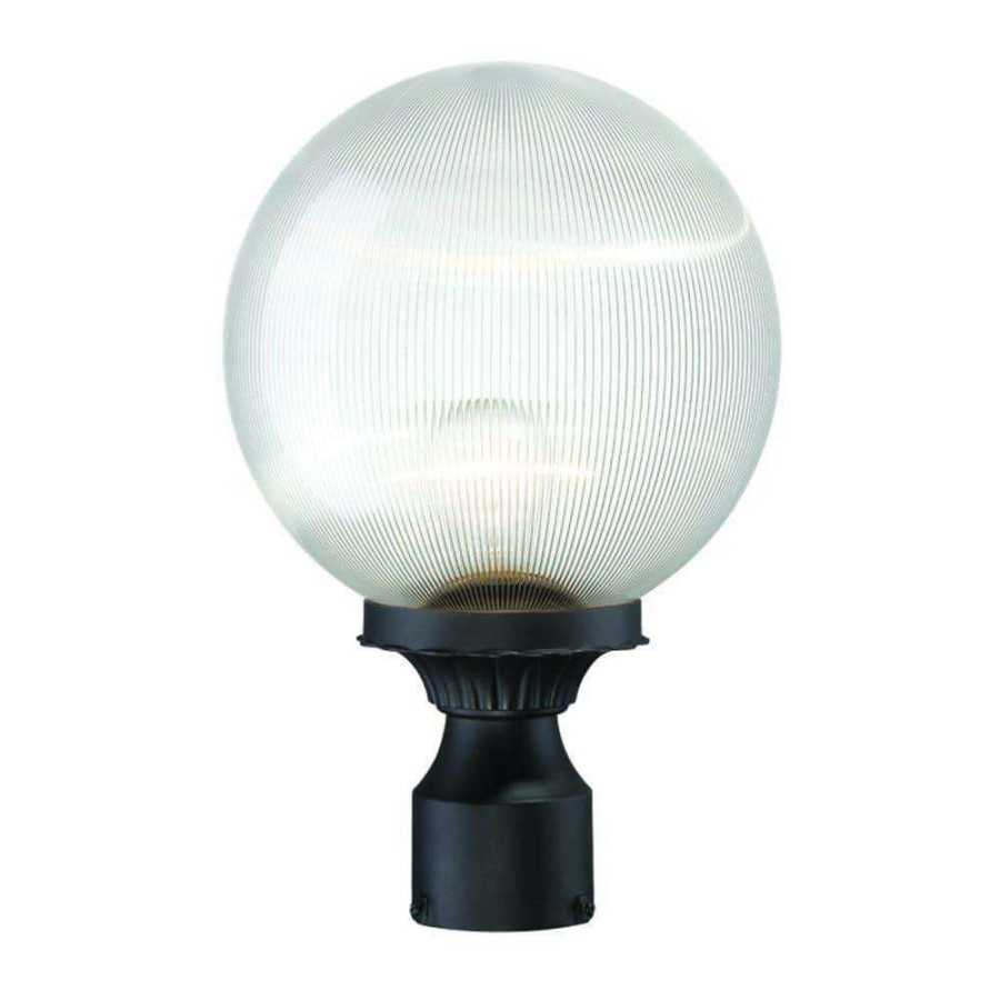 Outdoor Lighting * | Havana 1-Light Matte Black Outdoor Post-Mount Fixture By Acclaim Lighting