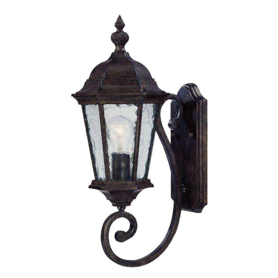 Outdoor Lighting * | Telfair Collection 1-Light Black Coral Outdoor Wall Lantern Sconce By Acclaim Lighting