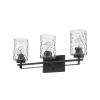 Vanity Lighting * | Livvy 24 In. 3-Light Matte Black Vanity Light By Acclaim Lighting