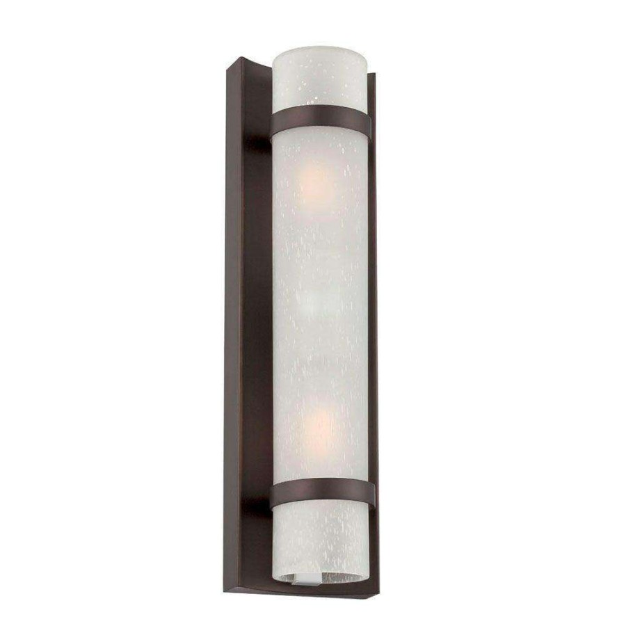 Outdoor Lighting * | Apollo Collection 2-Light Architectural Bronze Outdoor Wall Lantern Sconce By Acclaim Lighting