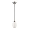 Pendant Lights * | Sophia Indoor 1-Light Mini Pendant With Glass Shade In Satin Nickel By Acclaim Lighting