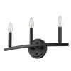 Vanity Lighting * | Sawyer 18 In. 3-Light Matte Black Vanity Light By Acclaim Lighting