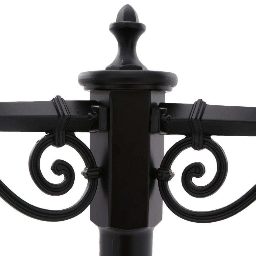 Outdoor Lighting * | Havana 3-Head 3-Light Matte Black Outdoor Post Light Combination By Acclaim Lighting