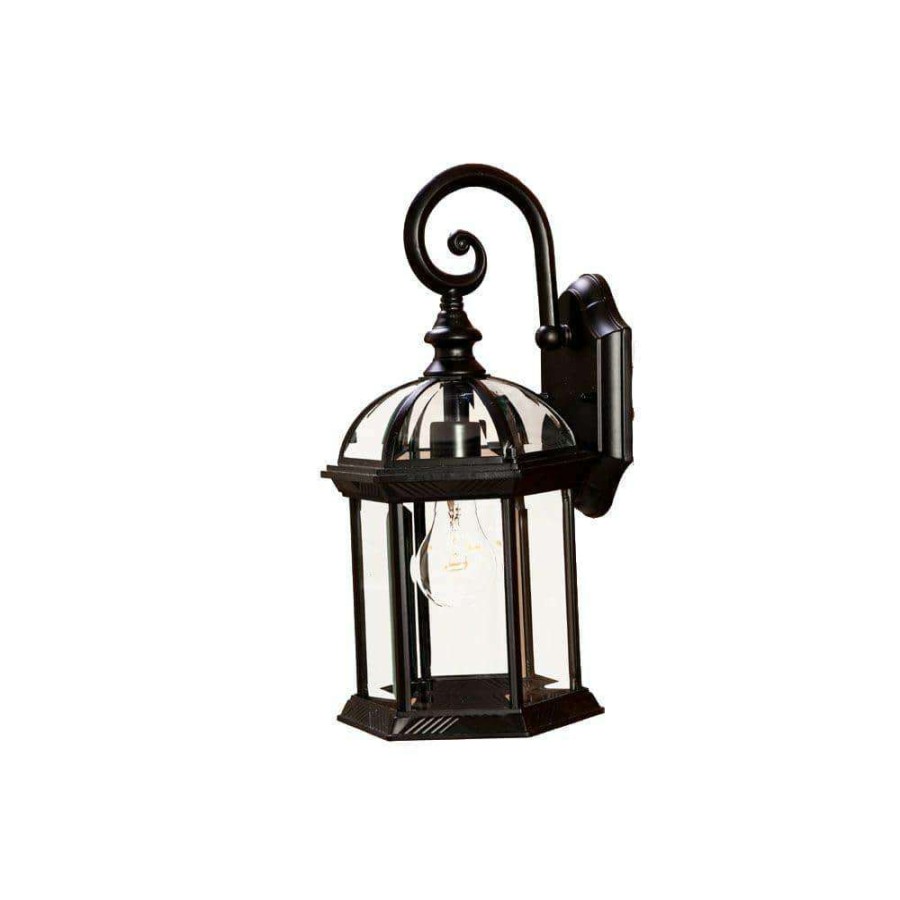 Outdoor Lighting * | Dover Collection 1-Light Matte Black Outdoor Wall Lantern Sconce By Acclaim Lighting