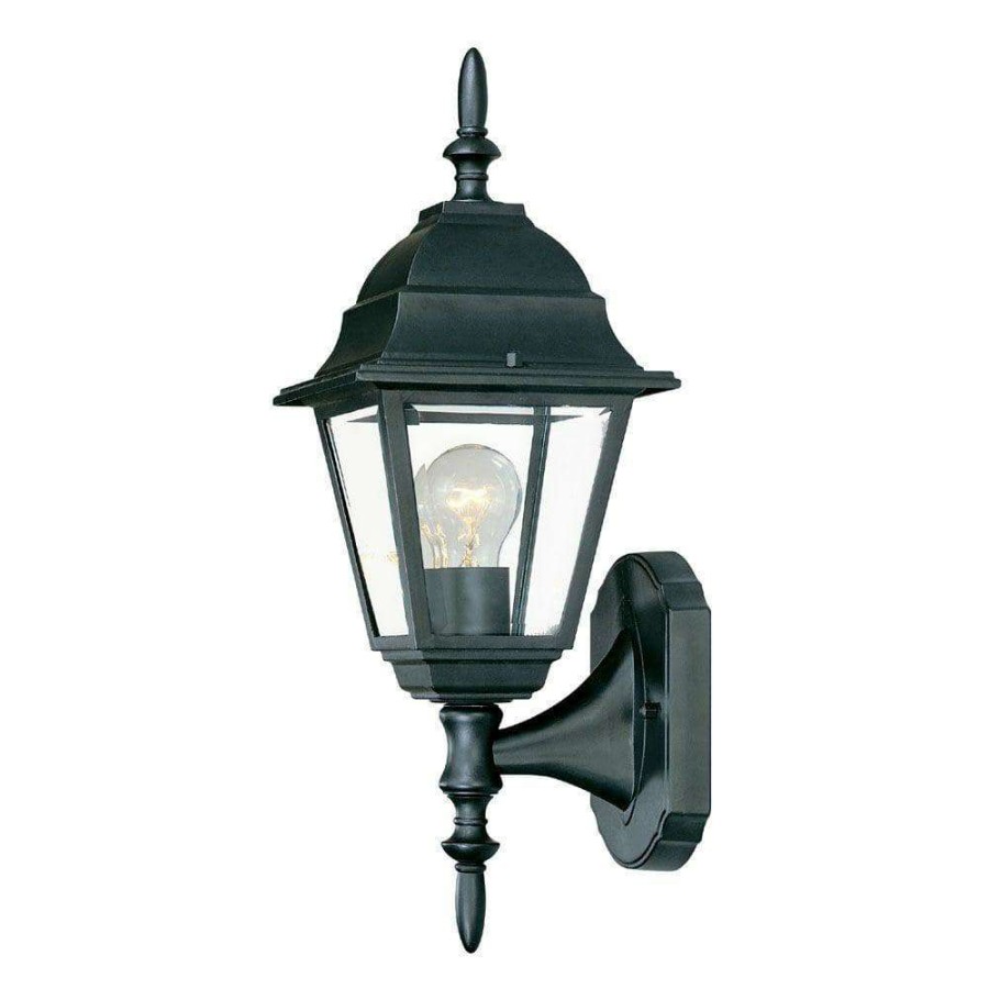 Outdoor Lighting * | Builder'S Choice Collection 1-Light Matte Black Outdoor Wall Lantern Sconce By Acclaim Lighting