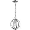 Pendant Lights * | Nevaeh 1-Light Chrome Globe Pendant With Crystal Accents By Acclaim Lighting