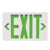 Commercial Lighting * | Evade 120-Volt/277-Volt Integrated Led White With Green Exit Sign By Halco Lighting Technologies