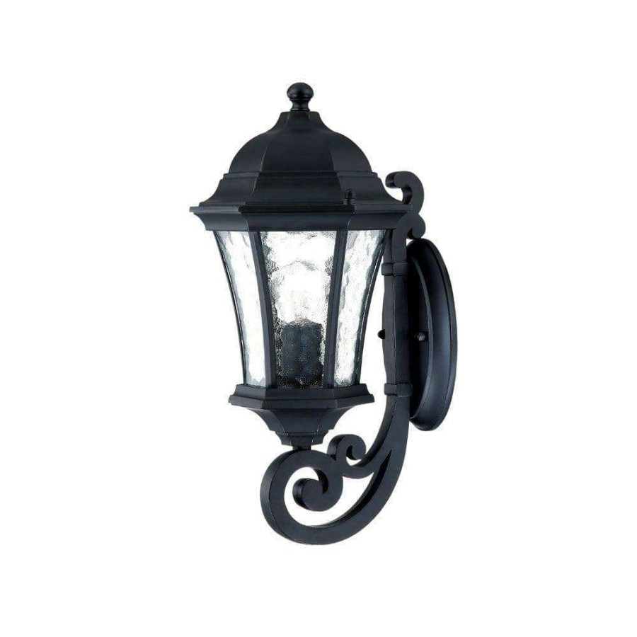 Outdoor Lighting * | Waverly Collection 1-Light Matte Black Outdoor Wall Lantern Sconce By Acclaim Lighting